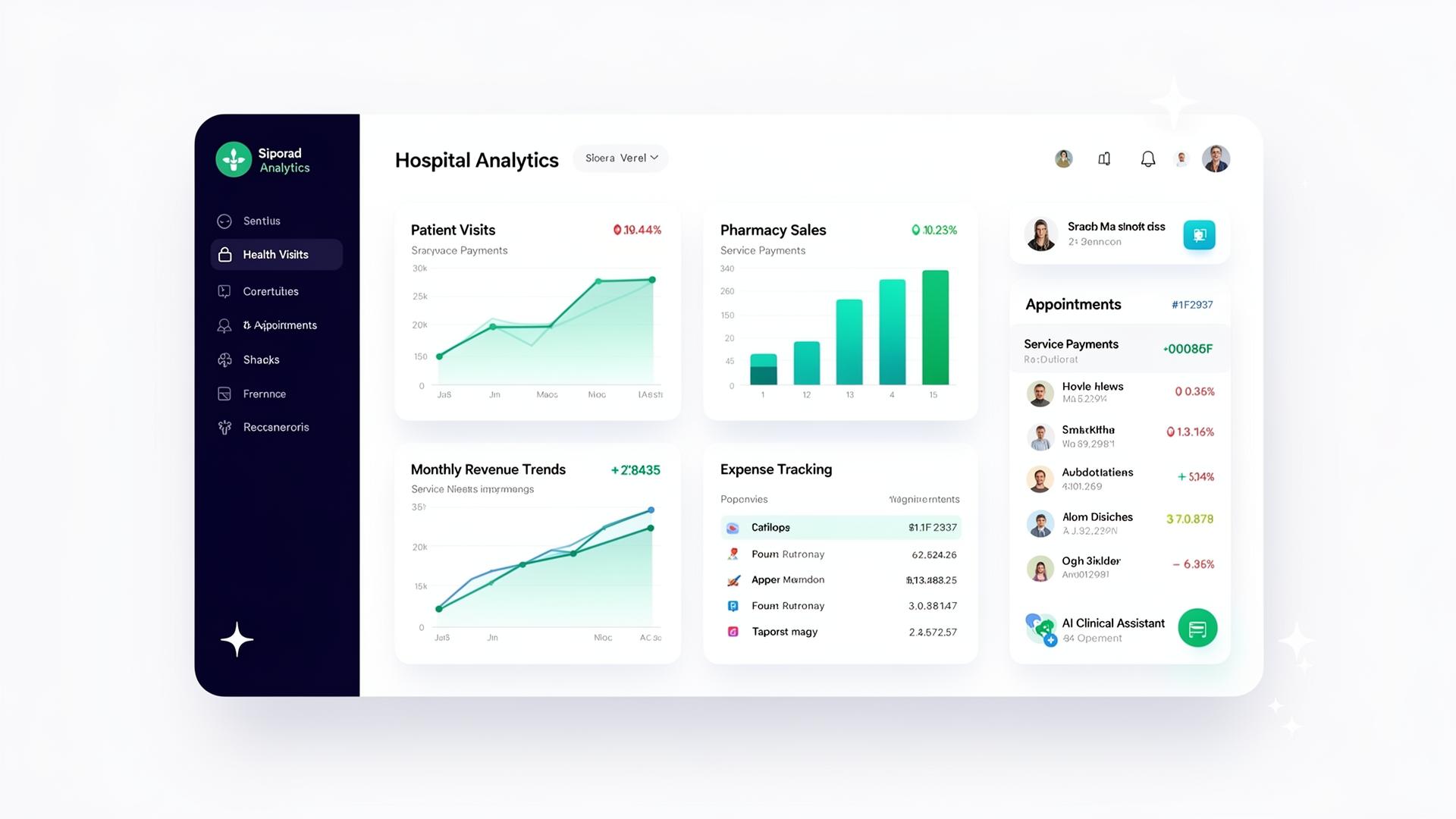 AfriMed dashboard preview